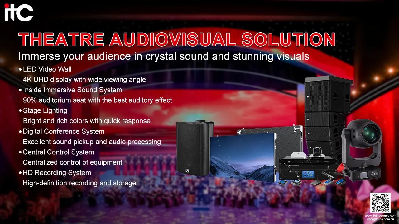 Soluție audio-video pentru teatre